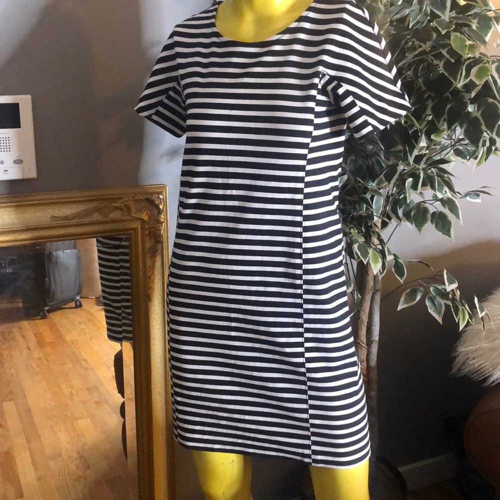 J. CREW BLACK & WHITE DRESS